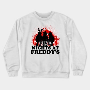 Copy of five nights at freddy's movie 2023 Josh Hutcherson graphic design Crewneck Sweatshirt